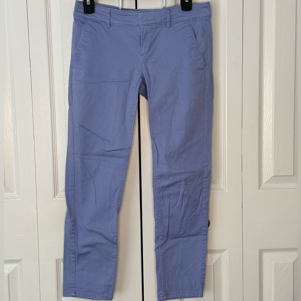 Loft Petite Lavender Khaki Pants 2P